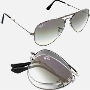 Ray-Ban aviator folding sunglasses foldable